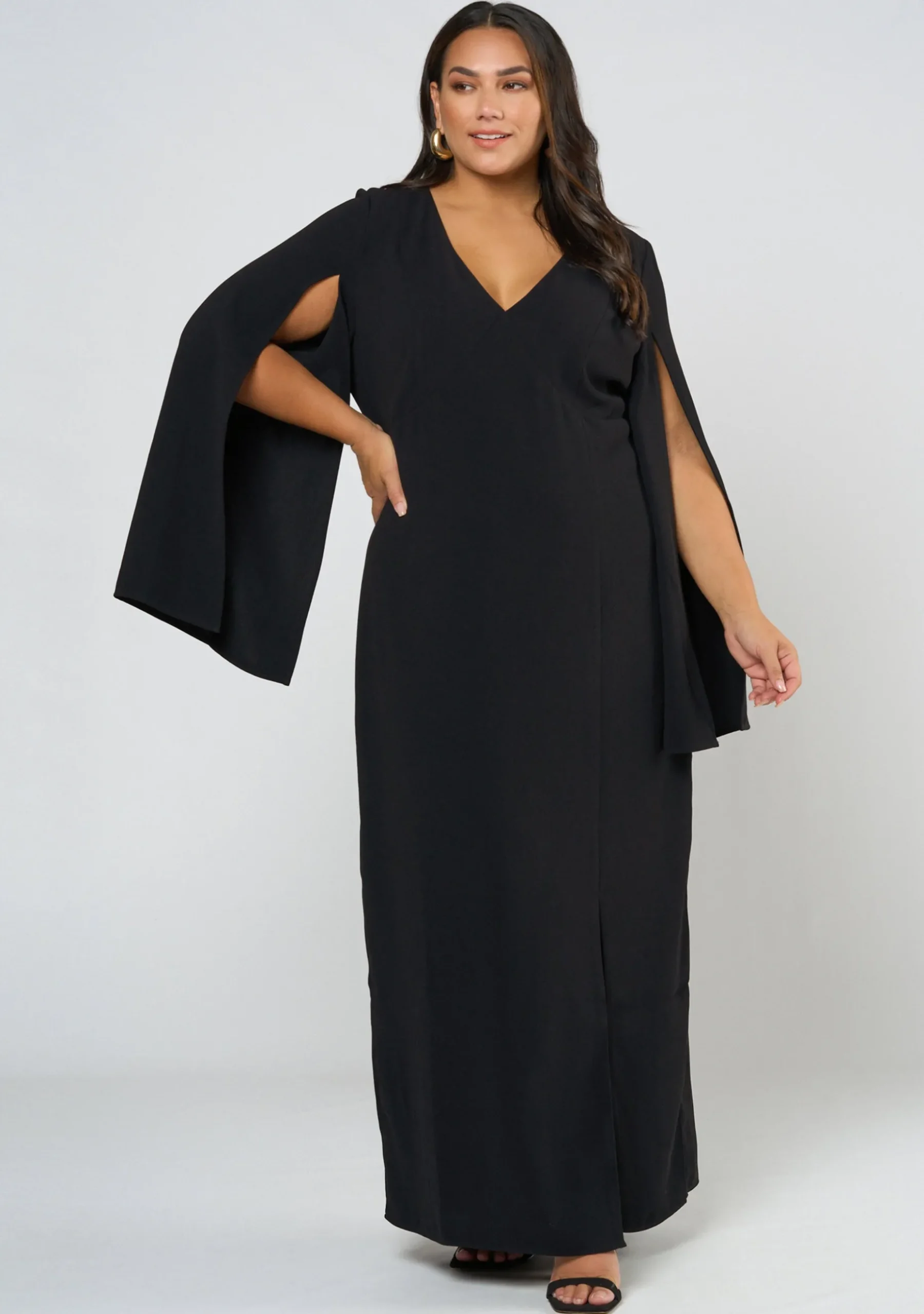Main Character Maxi Cape Dress