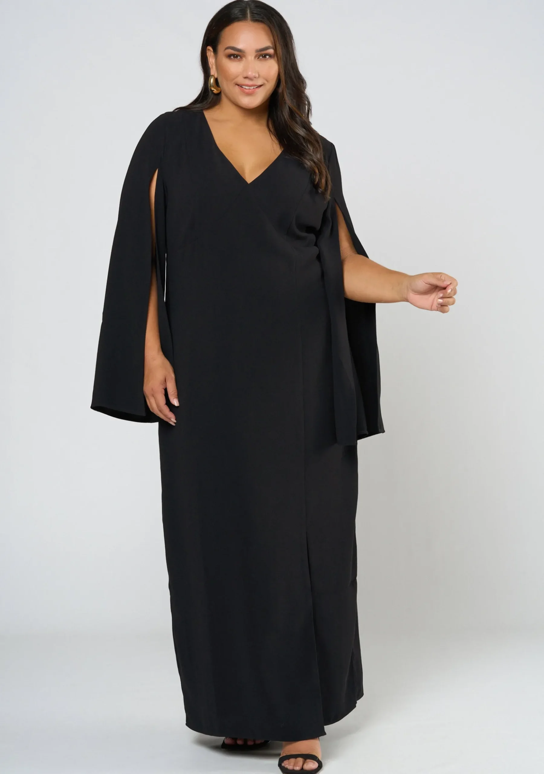 Main Character Maxi Cape Dress
