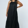 Midnight Meltdown Midi Dress