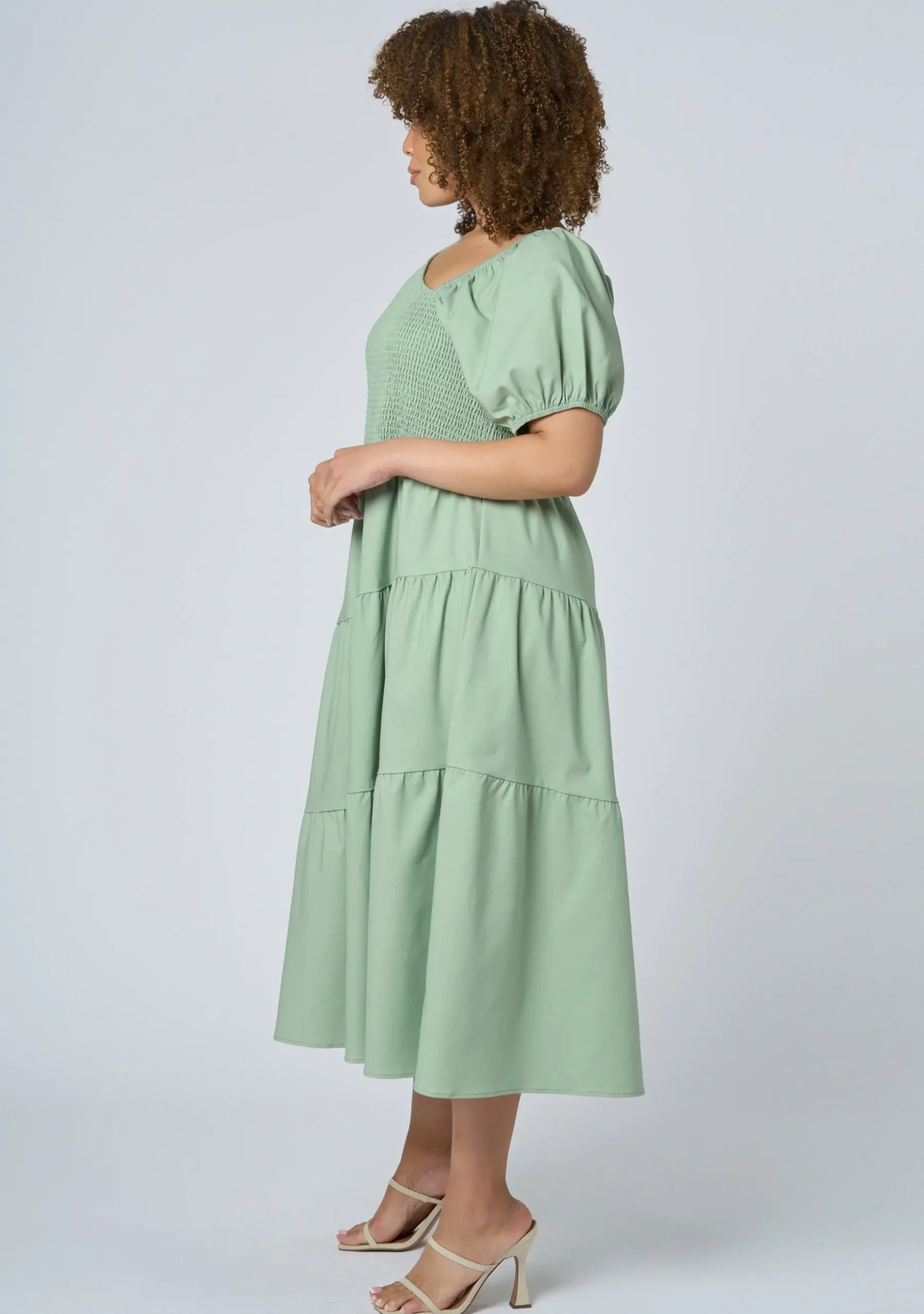 Miley Asymmetric Midi Dress