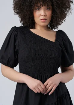 Miley Asymmetric Midi Dress