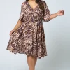 Nelly Flutter Sleeve Dress