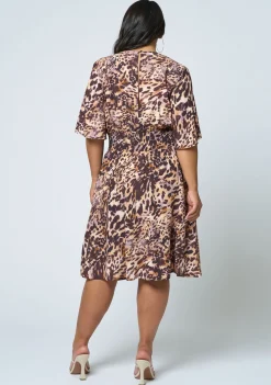 Nelly Flutter Sleeve Dress