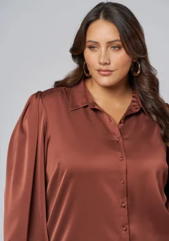 Nina Satin Shirt