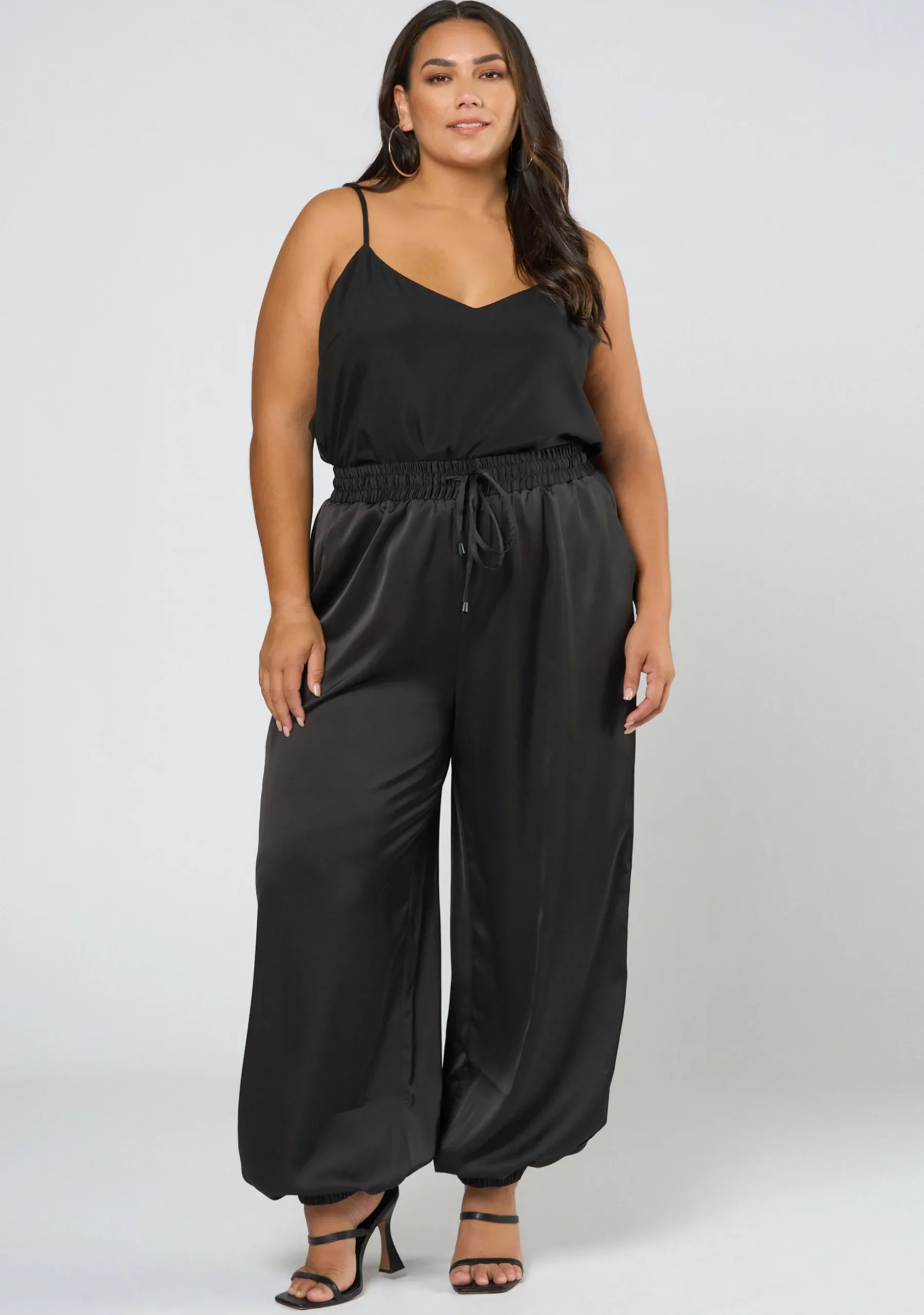 No Diggity Satin Jogger Pant