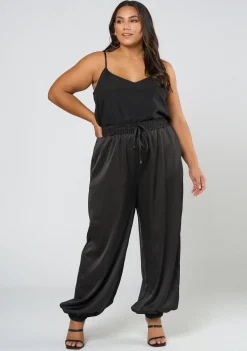 No Diggity Satin Jogger Pant