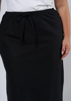 Olsen Linen Midi Skirt