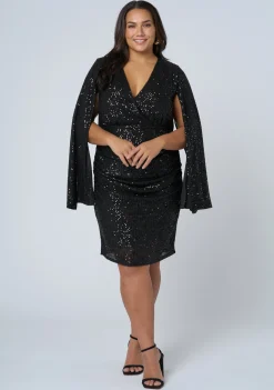 One Time Sequin Mini Dress