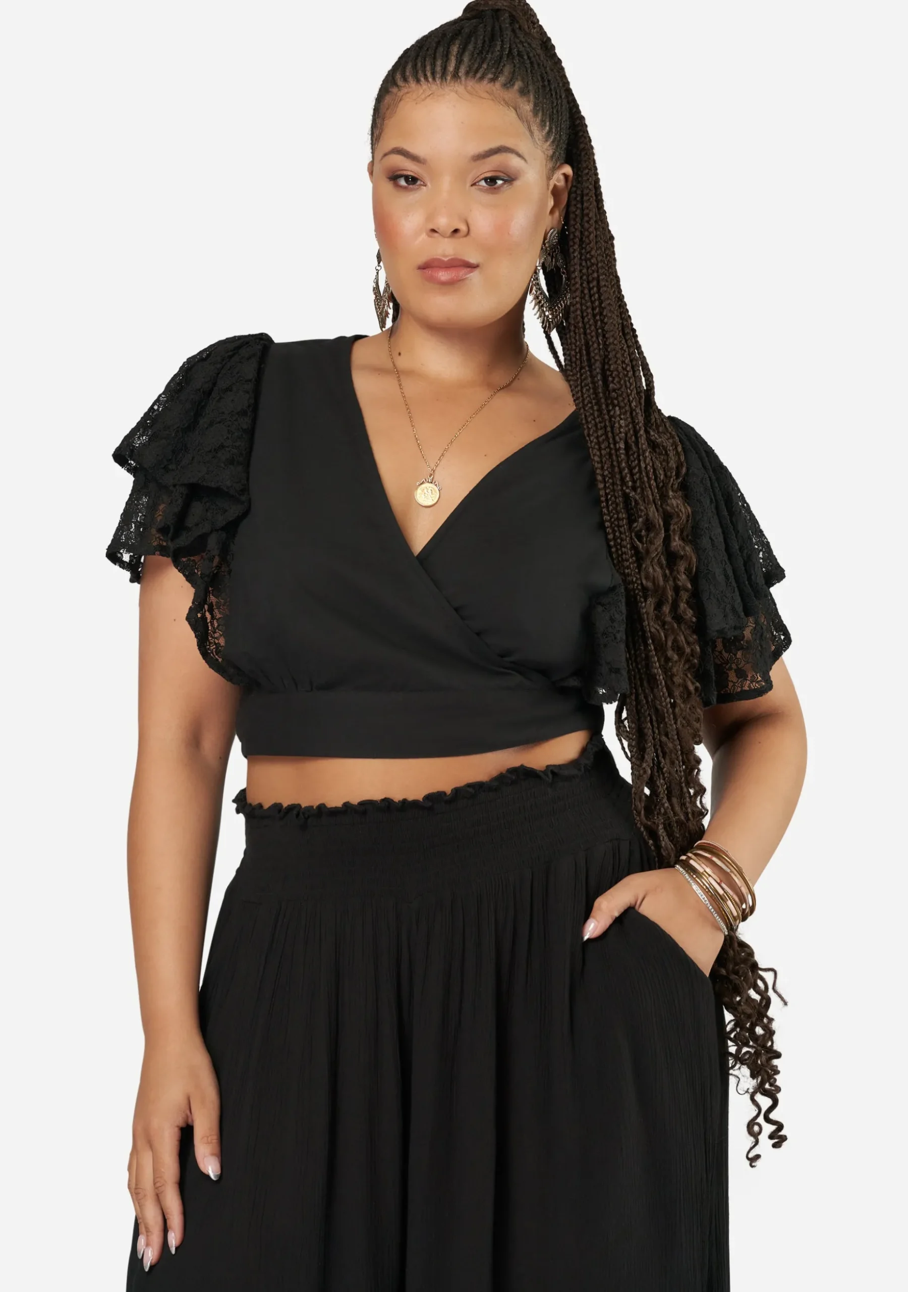Oracle Lace Detail Top