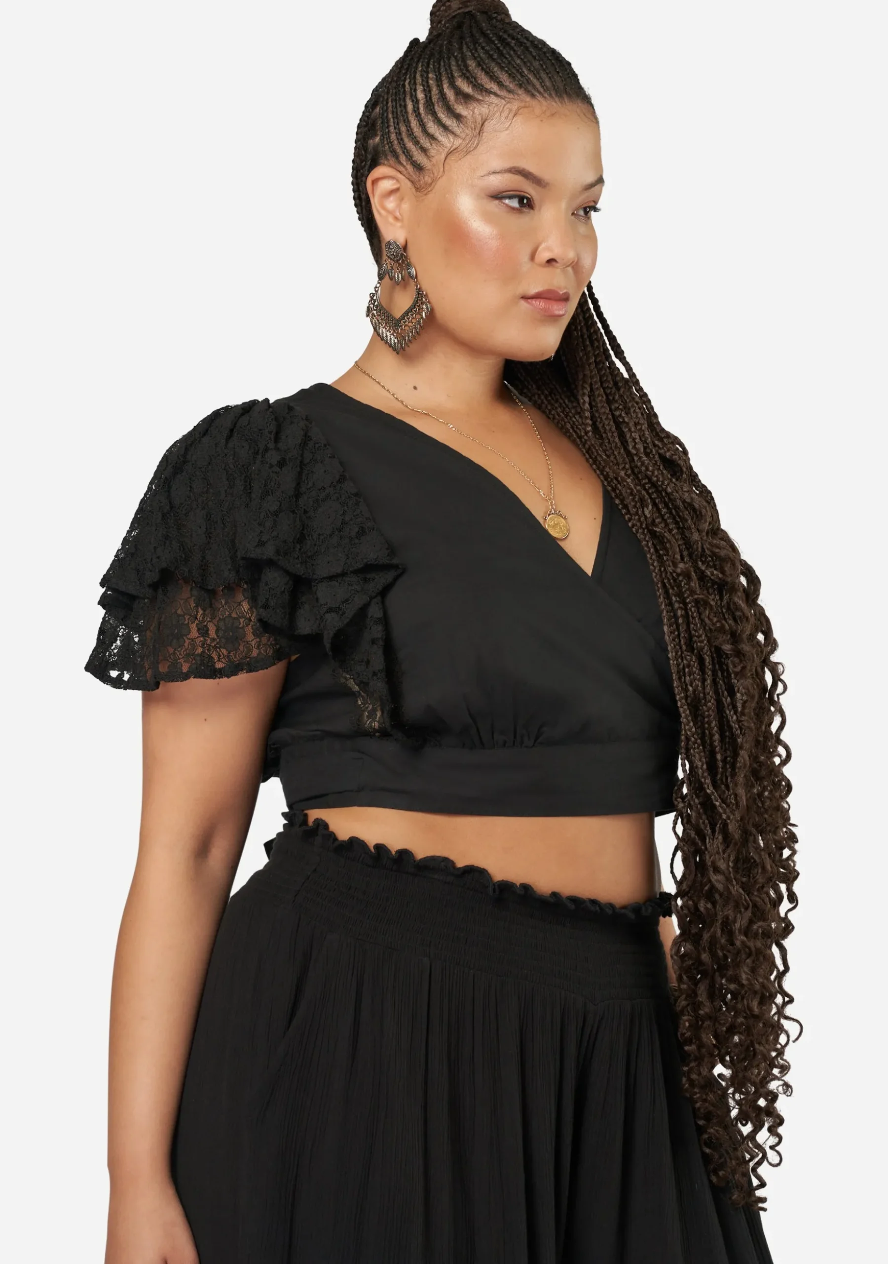 Oracle Lace Detail Top