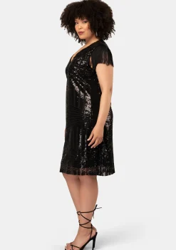 Over The Top Sequin Mini Dress