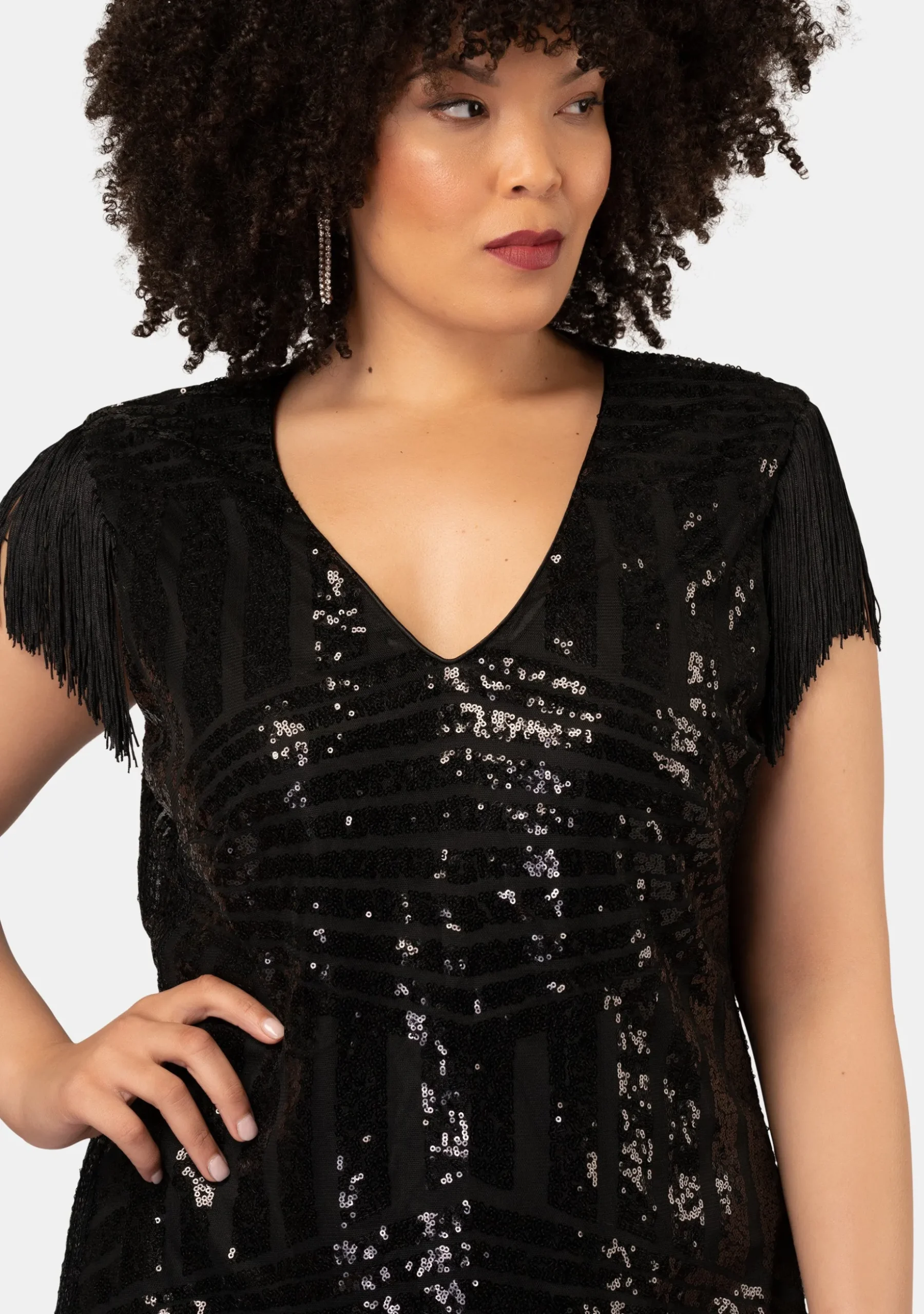 Over The Top Sequin Mini Dress