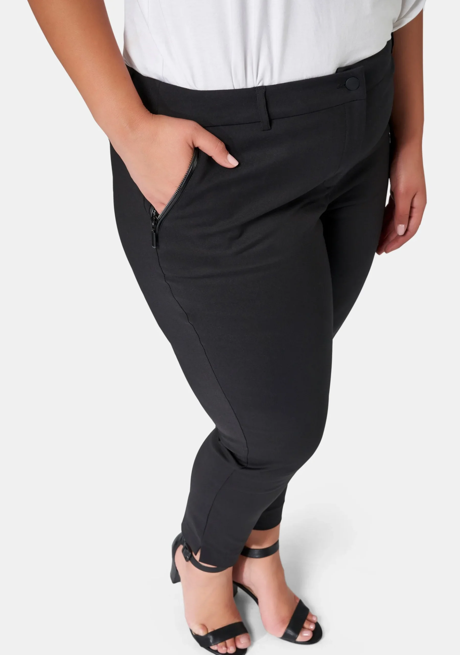 Pascale Zip Detail Pant