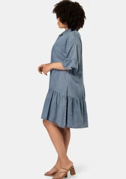 Peyton Chambray Mini Dress