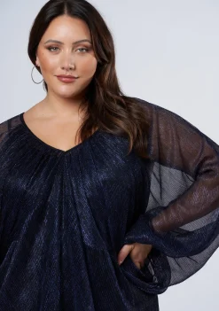 Racy Shimmer Top