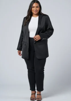 Revelry Satin Blazer