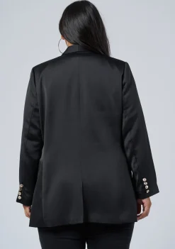 Revelry Satin Blazer