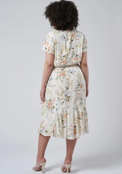 Saint Floral Midi Dress