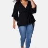 Salma Wrap Blouse