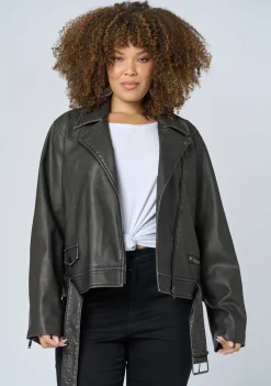 See the Light Vegan Biker Jacket