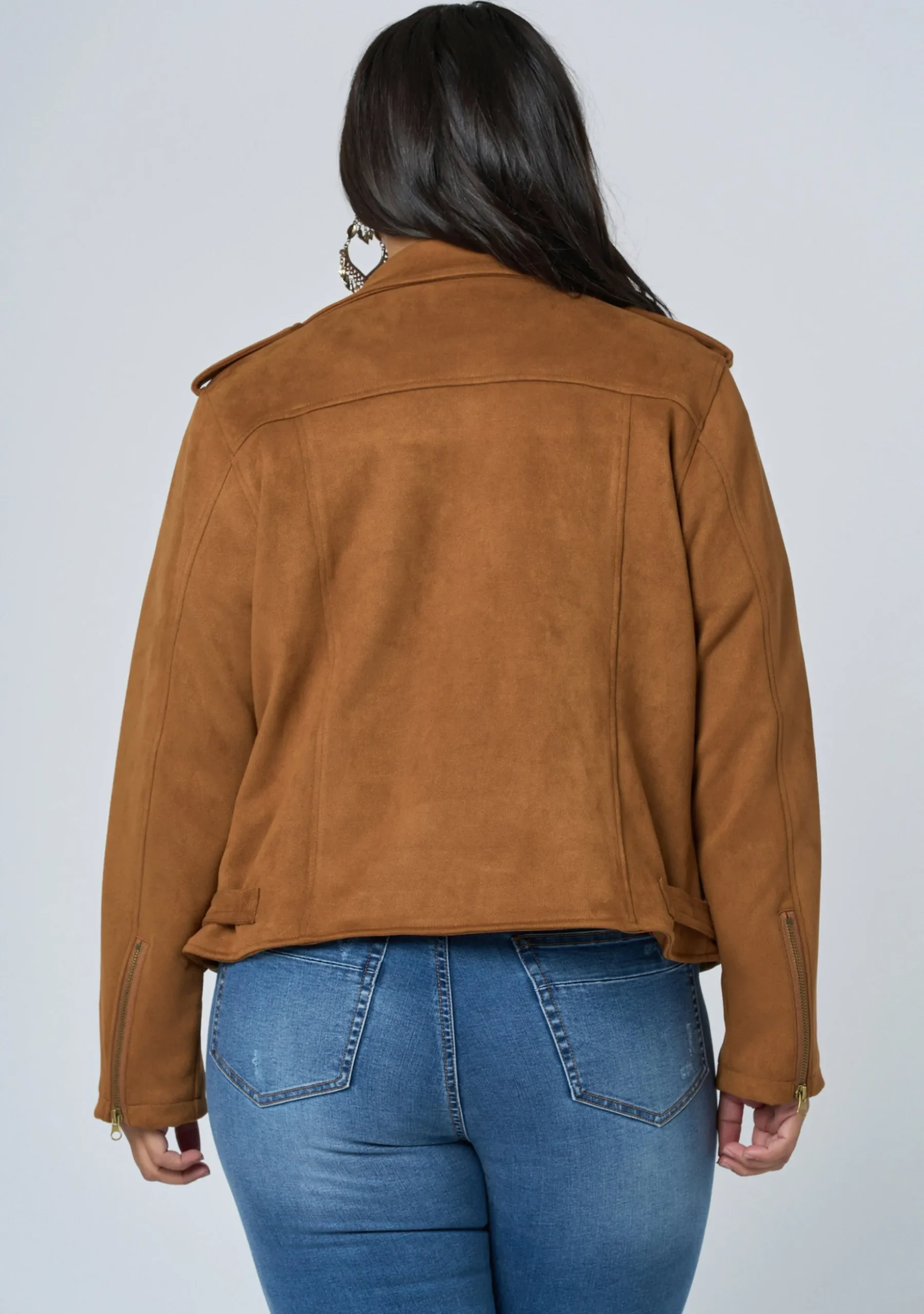 Serenity Suedette Biker Jacket