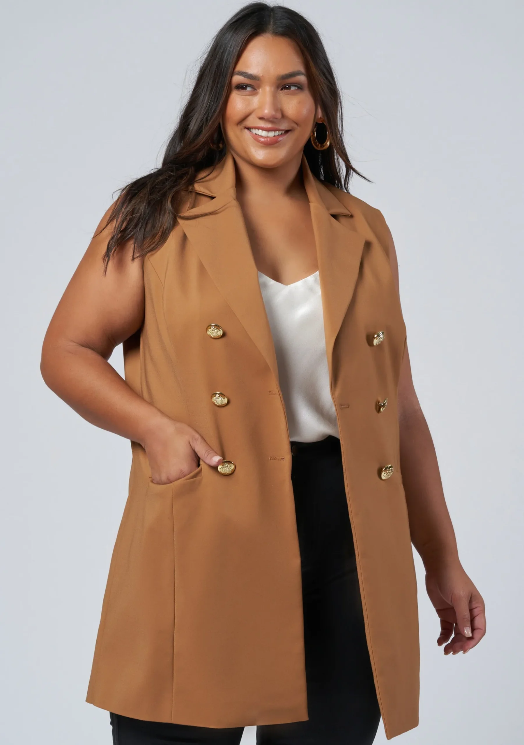 Shiloh Sleeveless Blazer