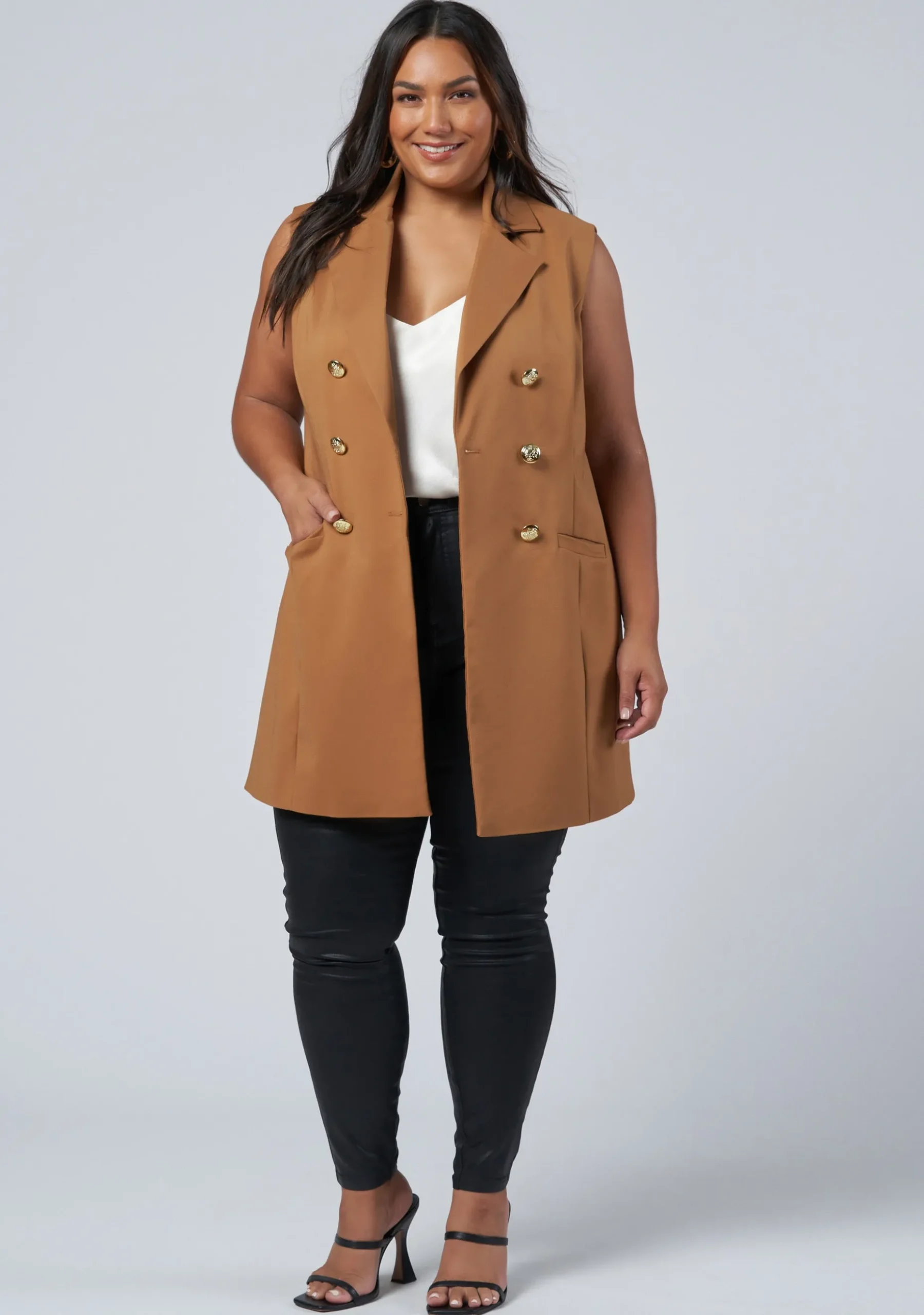 Shiloh Sleeveless Blazer