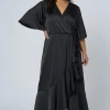 Smouldering Wrap Maxi Dress