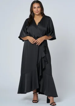 Smouldering Wrap Maxi Dress