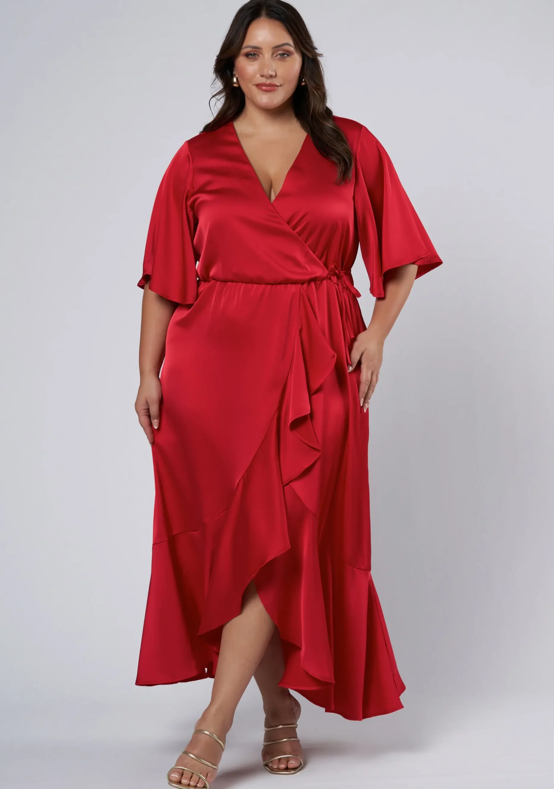 Smouldering Wrap Maxi Dress