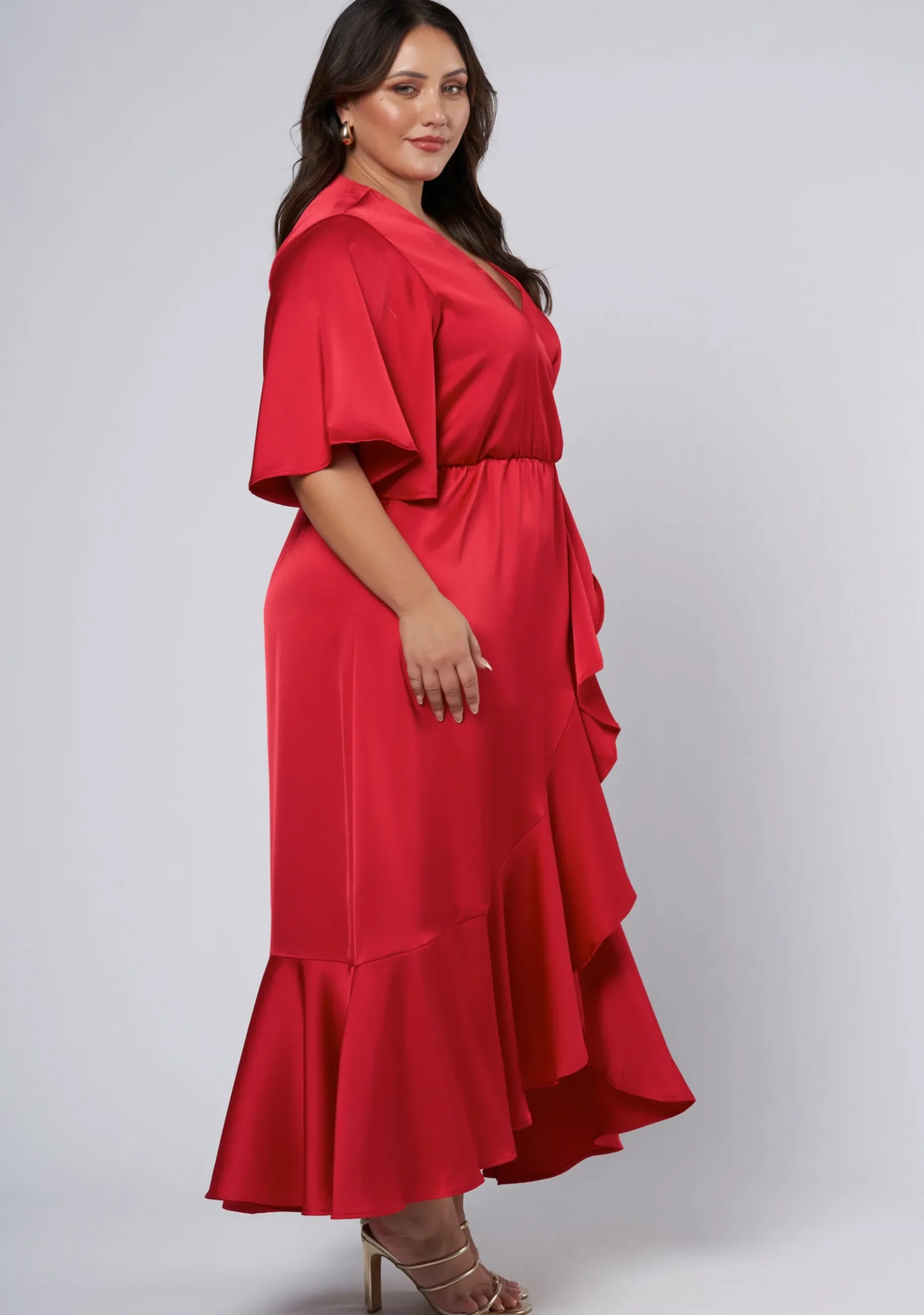 Smouldering Wrap Maxi Dress