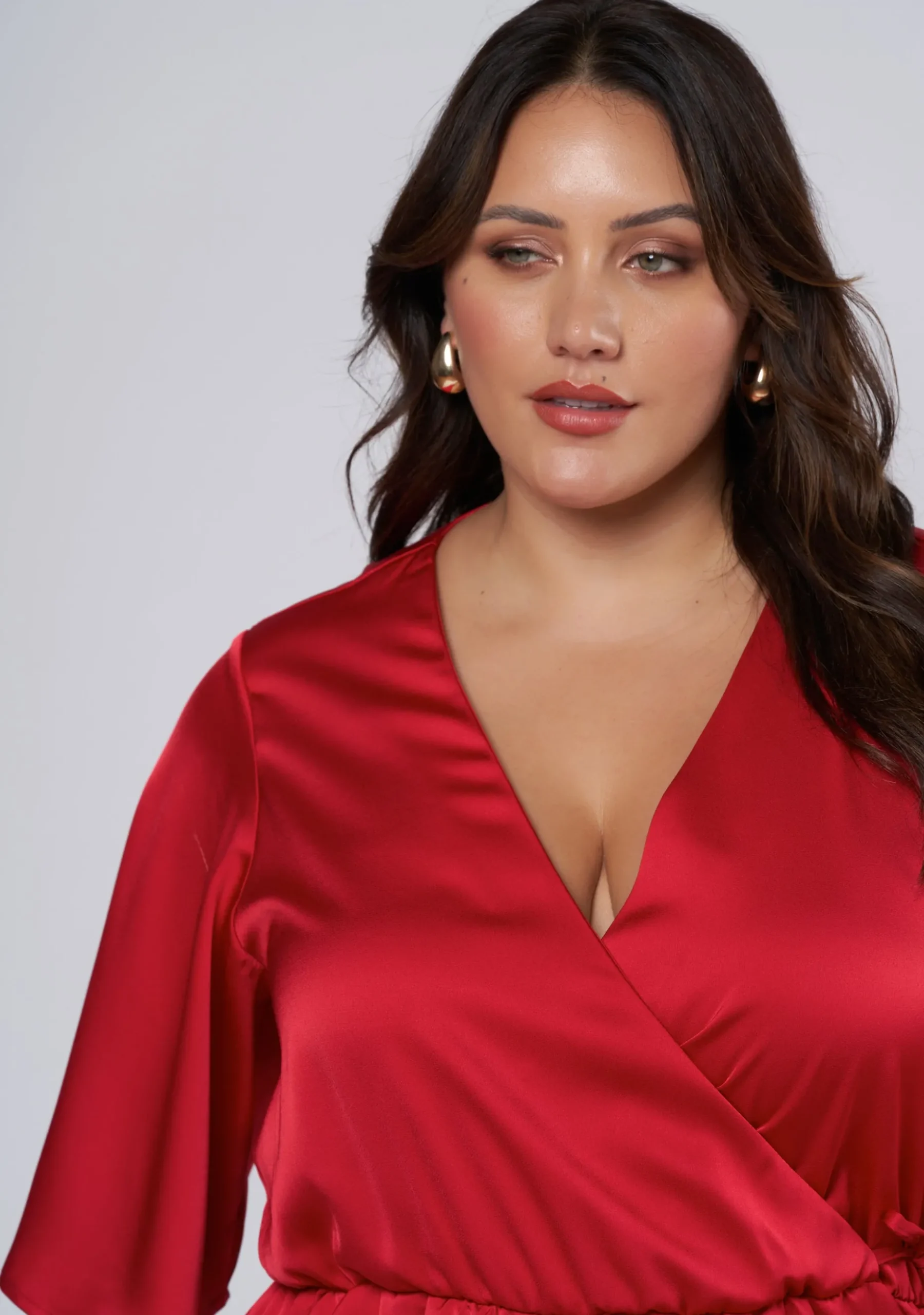 Smouldering Wrap Maxi Dress