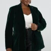 Suddenly Fine Velvet Blazer
