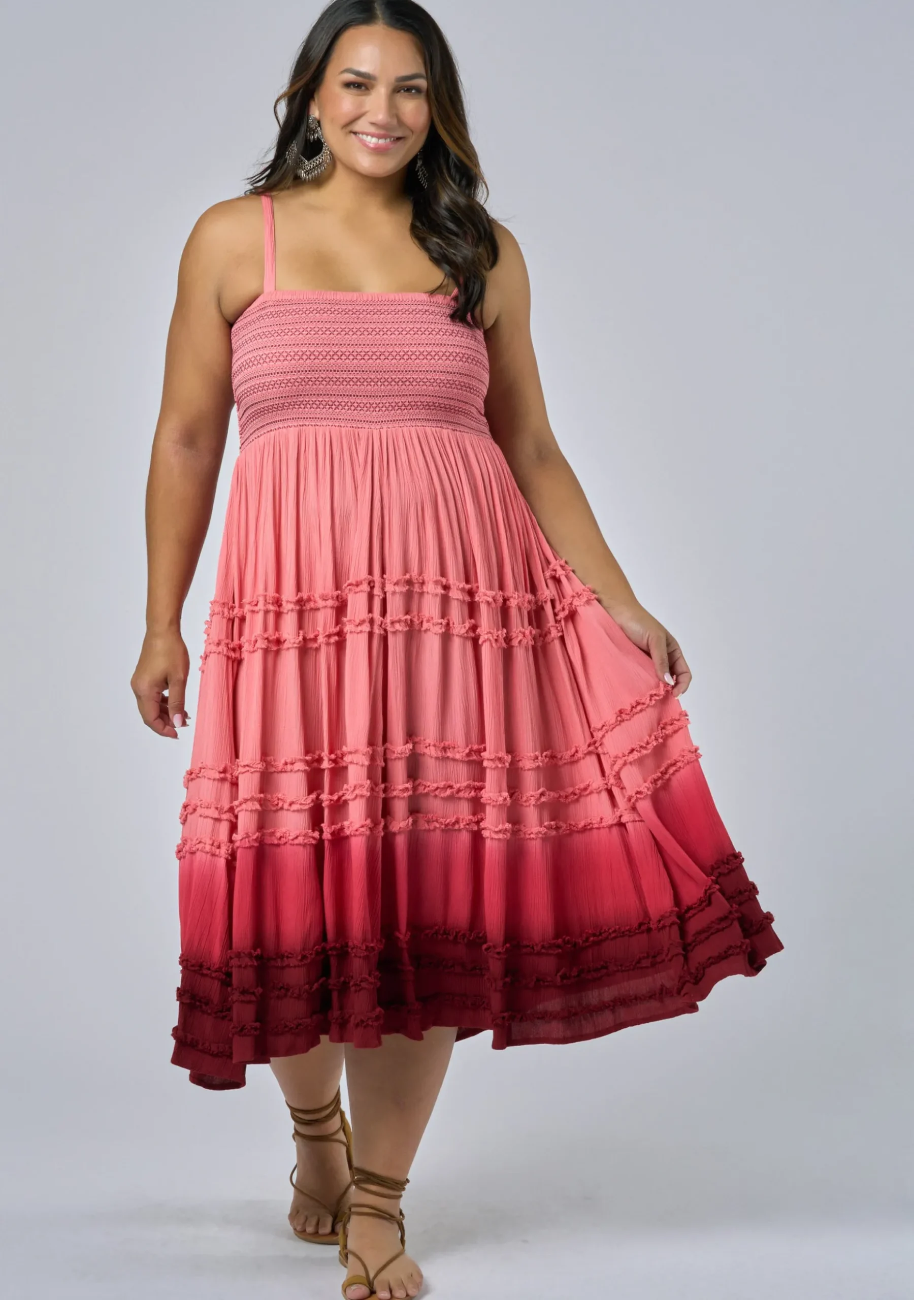 Sunset Serenade Midi Dress