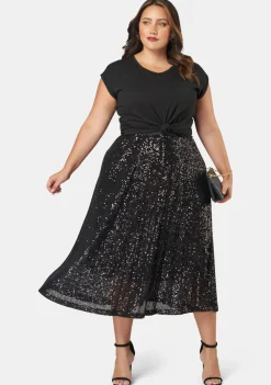 Sure Thing Sequin Skirt