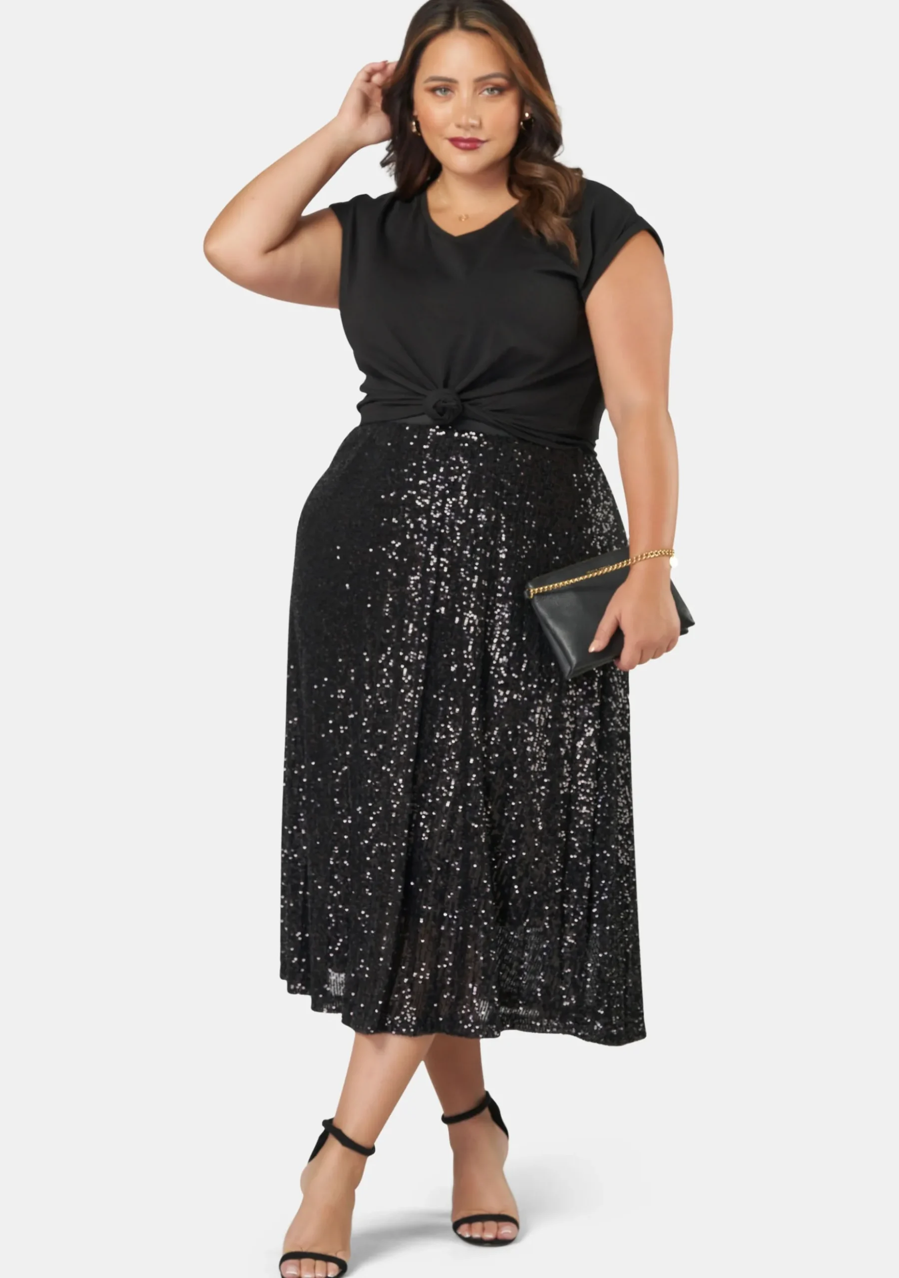 Sure Thing Sequin Skirt
