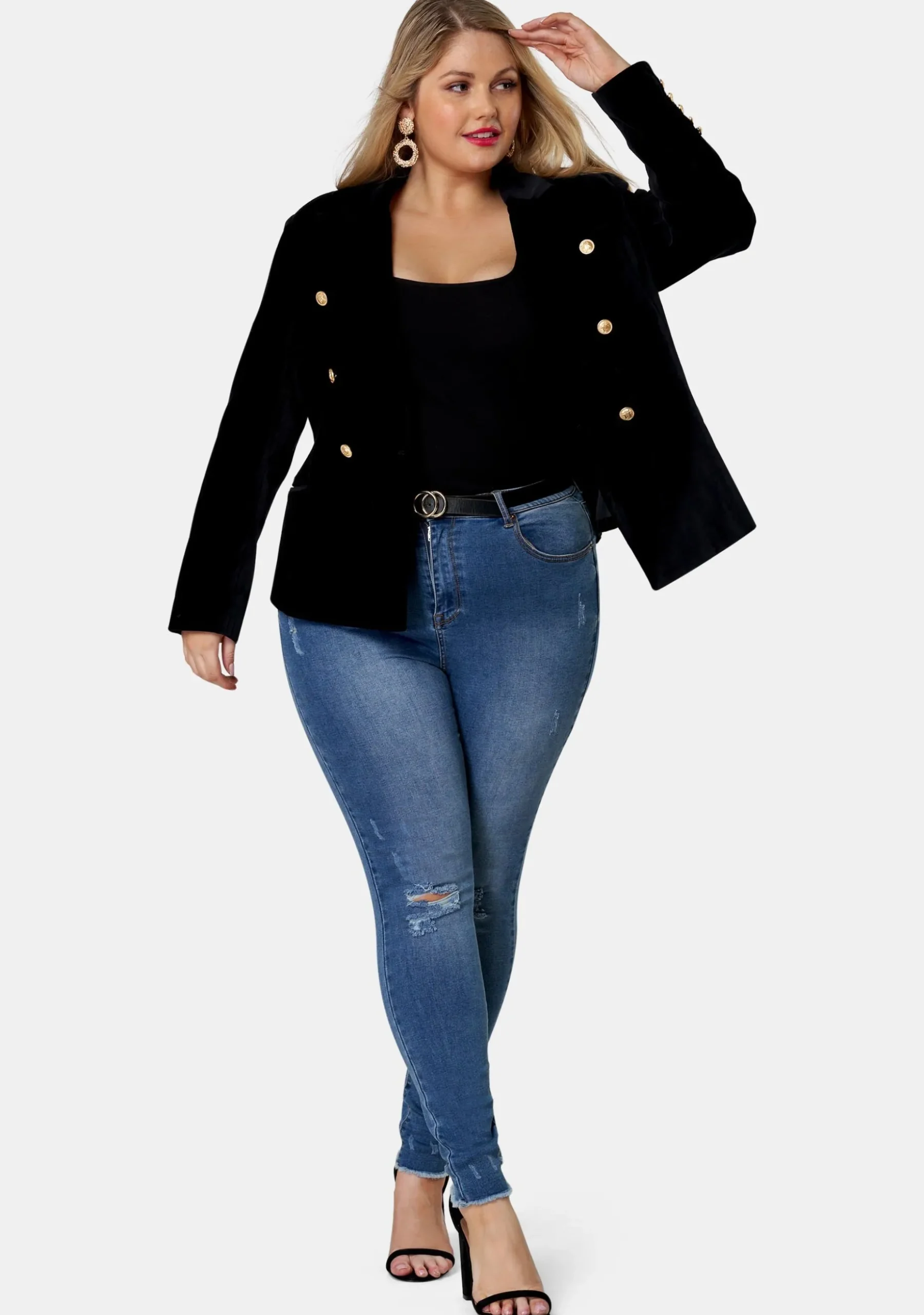 Take A Vow Velvet Blazer