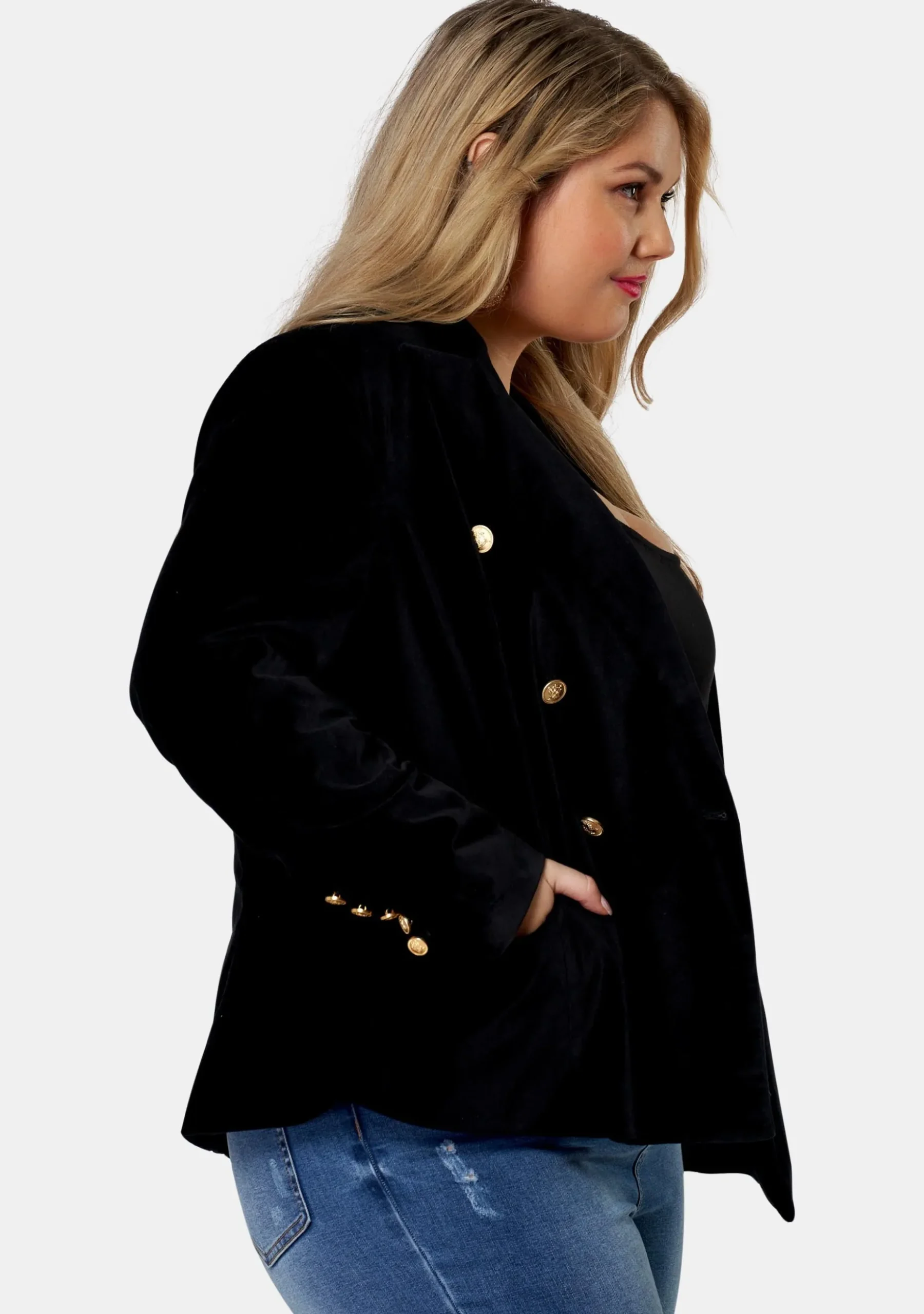 Take A Vow Velvet Blazer
