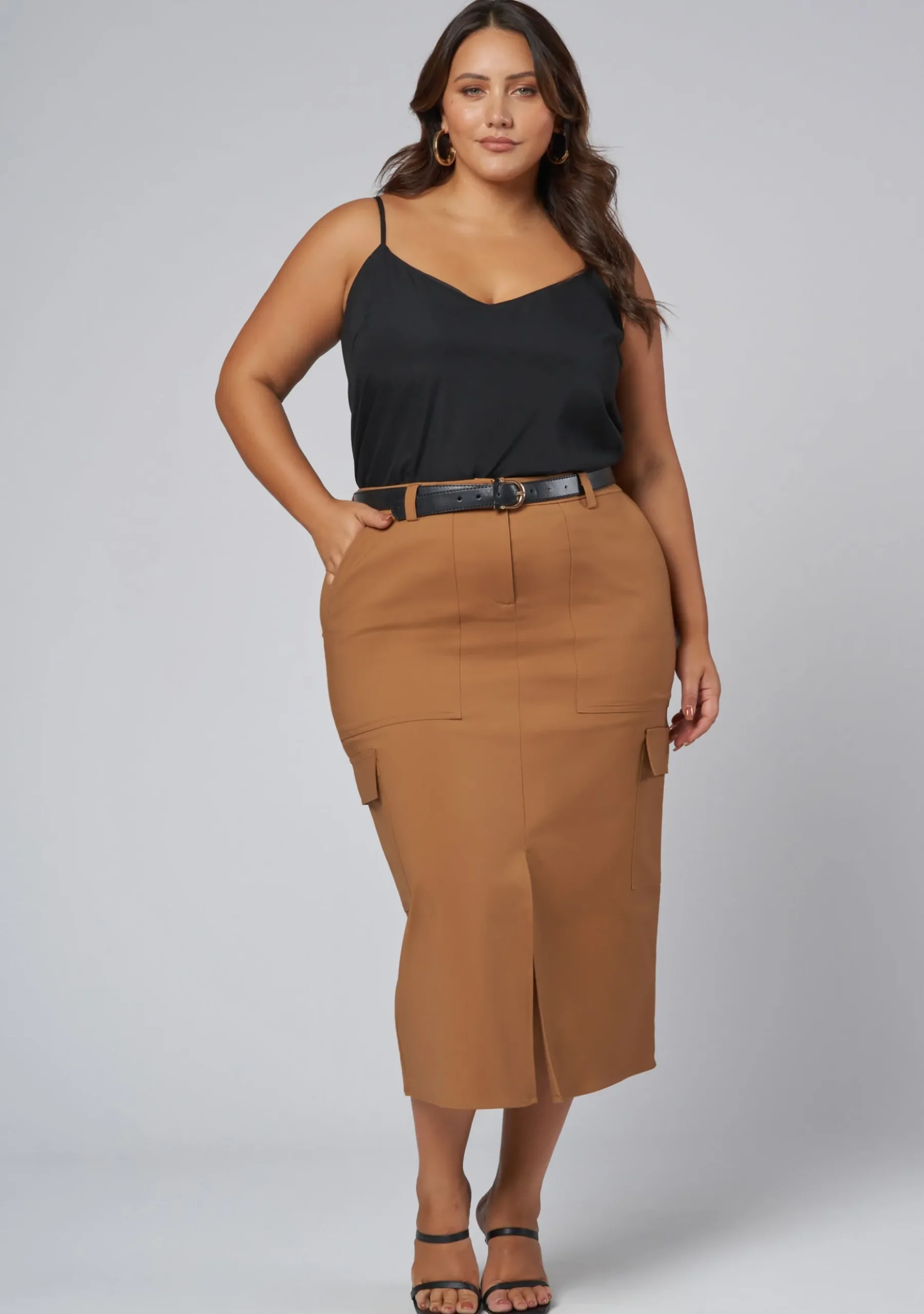 Tasmin Midi Cargo Skirt