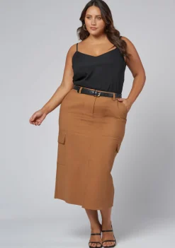 Tasmin Midi Cargo Skirt