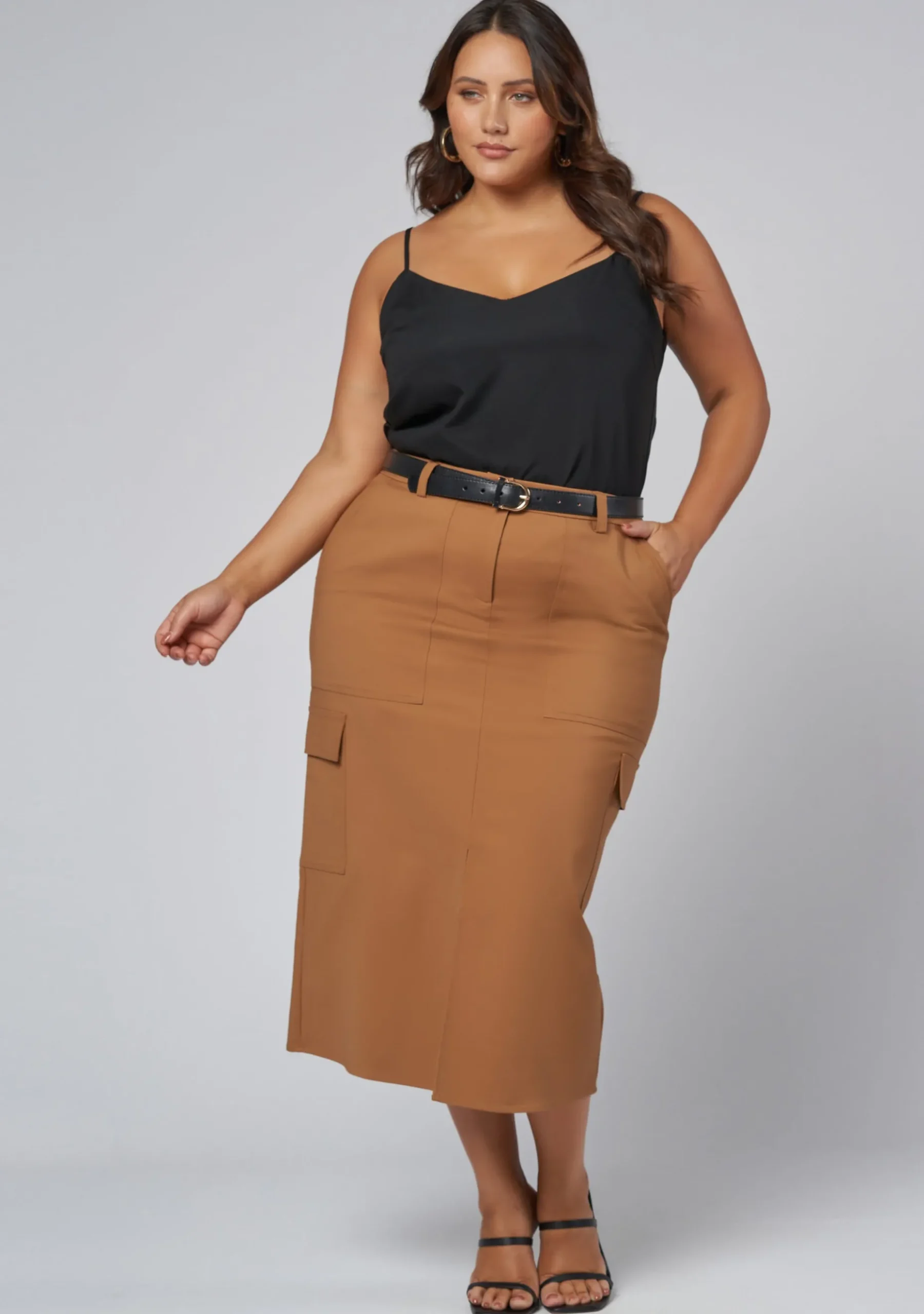 Tasmin Midi Cargo Skirt