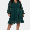 Tie Me Down Dobby Dress