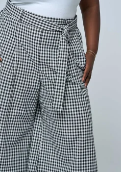 Under Pressure Gingham Wide Leg Pant