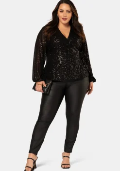 Under Wraps Sequin Top