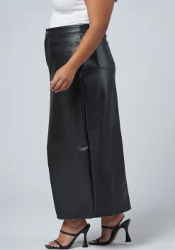 Uppercut Zip Midi Skirt
