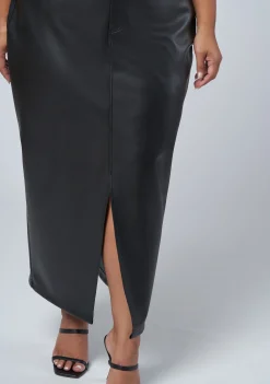 Uppercut Zip Midi Skirt