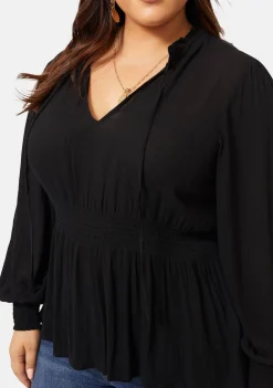 Valerie Tie Front Top