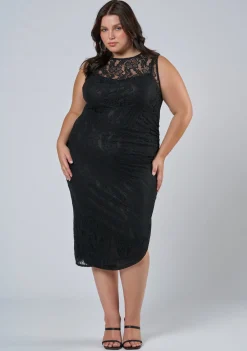 Vivid Nights Midi Dress