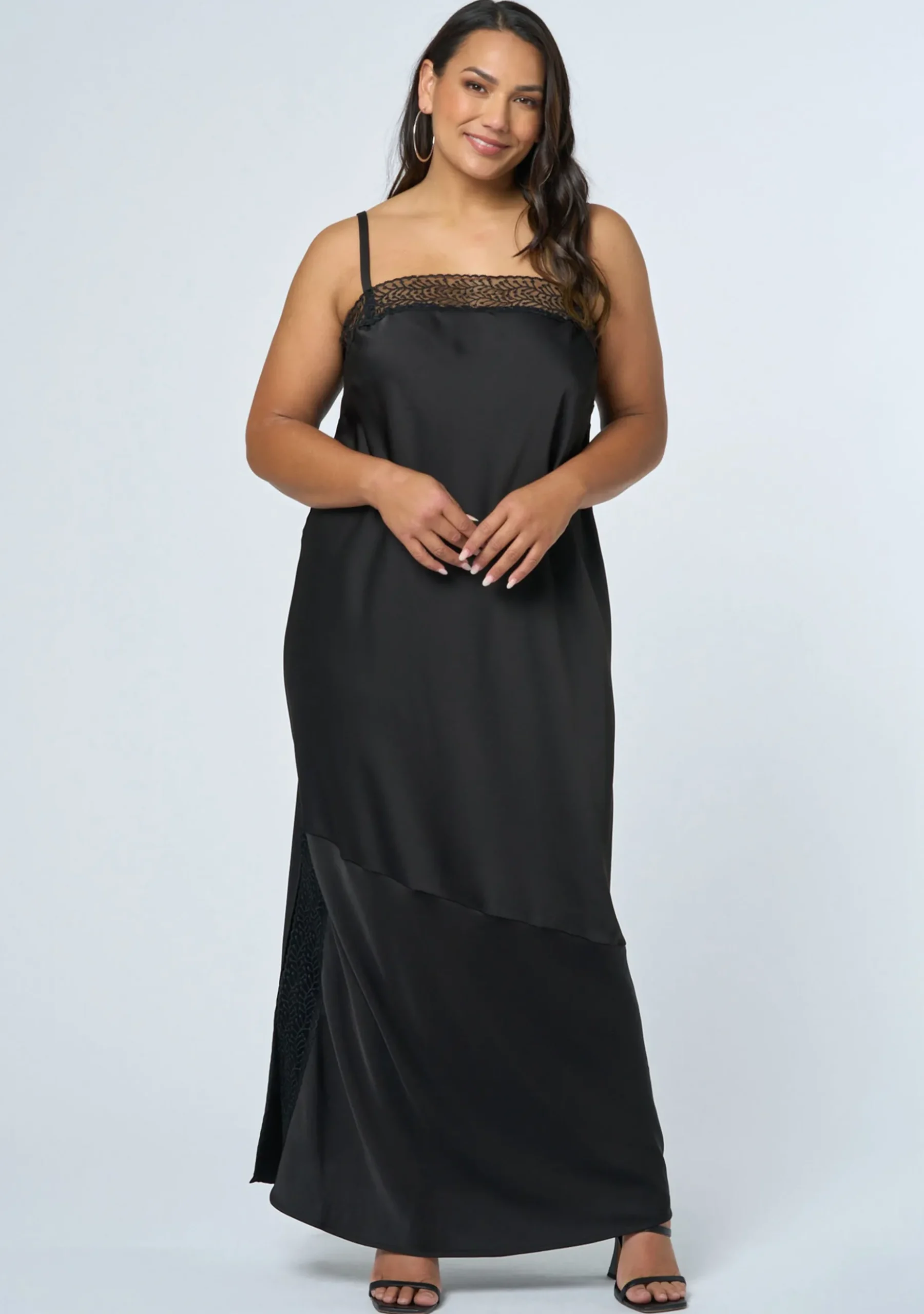 Vortex Maxi Slip Dress