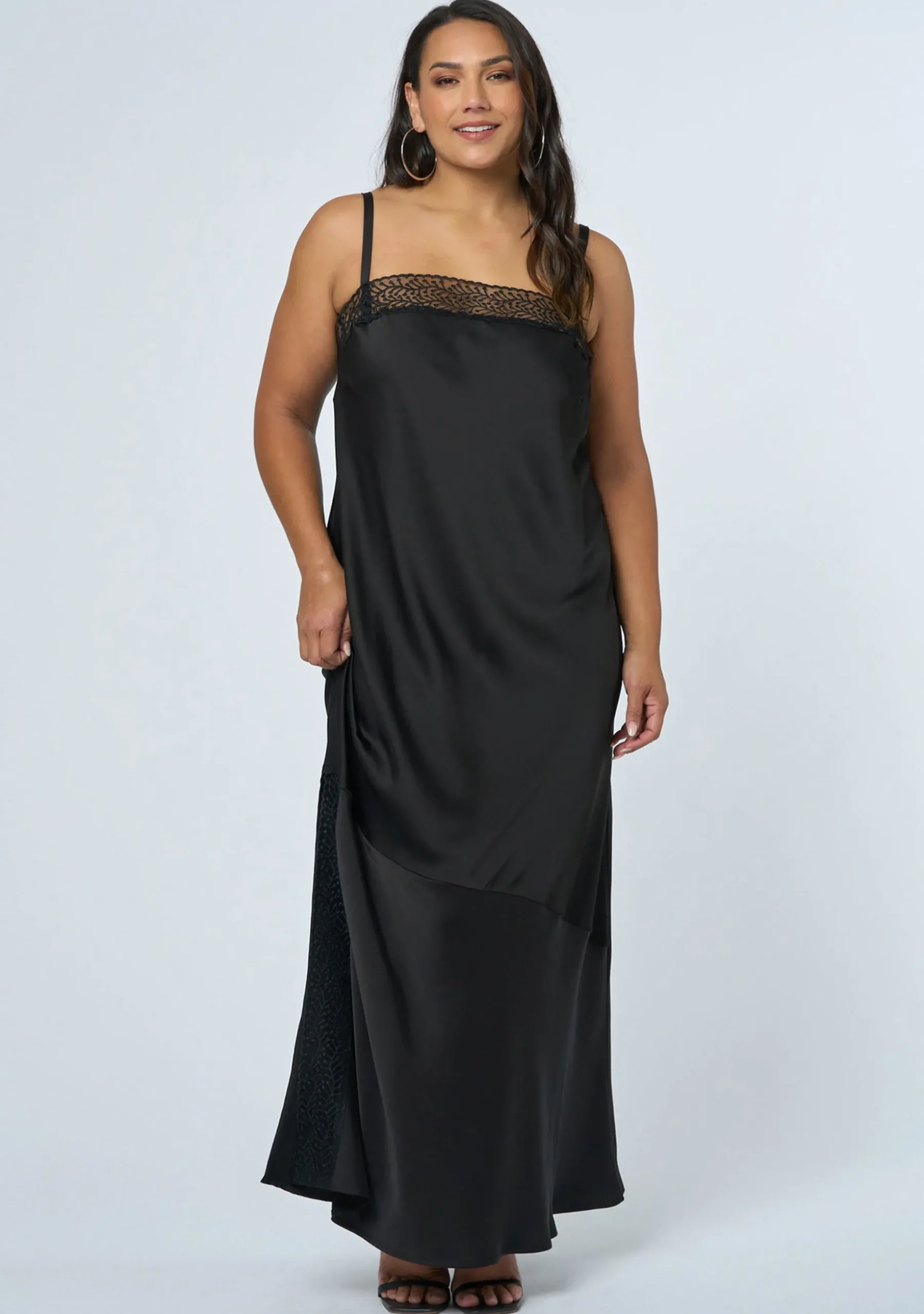 Vortex Maxi Slip Dress